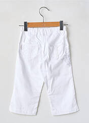 Pantalon droit blanc BERLINGOT pour fille seconde vue