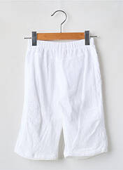 Pantalon droit blanc TAPIOCA pour fille seconde vue