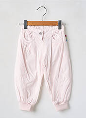 Pantalon droit rose BERLINGOT pour fille seconde vue