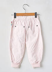 Pantalon droit rose BERLINGOT pour fille seconde vue