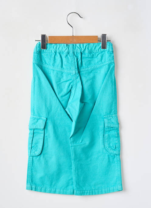 Pantacourt fermeture zippée sous rabat boutonné taille ajustable bleu BERLINGOT garcon