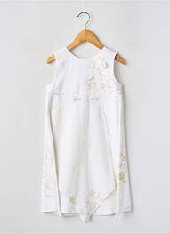 Robe mi-longue sans manche sans manche beige POMME FRAMBOISE fille