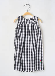 Robe mi-longue sans manche sans manche noir BERLINGOT fille