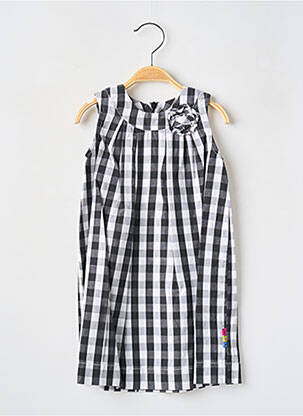 Robe mi-longue sans manche sans manche noir BERLINGOT fille