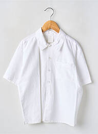 Chemise manches courtes poches blanc DU LUNDI AU SAMEDI garcon
