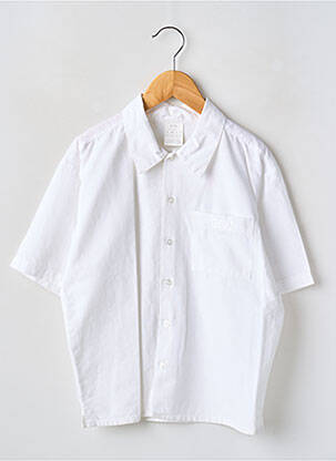 Chemise manches courtes manches courtes blanc DU LUNDI AU SAMEDI garcon