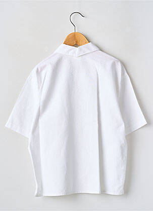 Chemise manches courtes poches blanc DU LUNDI AU SAMEDI garcon