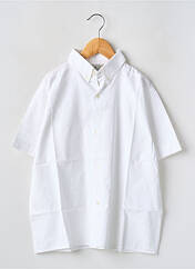 Chemise manches courtes blanc BFD CREATION pour garçon seconde vue