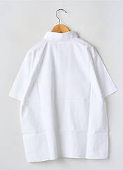 Chemise manches courtes blanc BFD CREATION pour garçon seconde vue