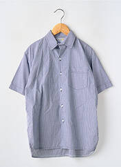 Chemise manches courtes bleu BFD CREATION pour garçon seconde vue