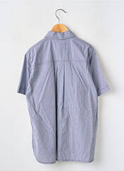 Chemise manches courtes bleu BFD CREATION pour garçon seconde vue