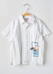 Chemise manches courtes bleu COUDEMAIL pour garçon seconde vue