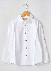 Chemise manches longues beige BERLINGOT pour garçon seconde vue