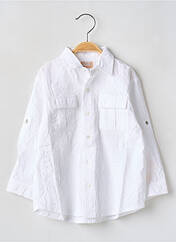 Chemise manches longues blanc TAPIOCA pour garçon seconde vue