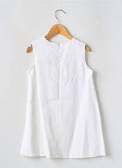 Robe mi-longue blanc COUDEMAIL pour fille seconde vue