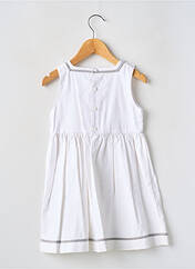 Robe mi-longue blanc DU LUNDI AU SAMEDI pour fille seconde vue