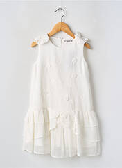 Robe mi-longue blanc MAYORAL pour fille seconde vue