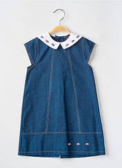Robe mi-longue bleu COUDEMAIL pour fille seconde vue