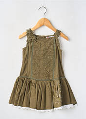 Robe mi-longue vert POMME FRAMBOISE pour fille seconde vue