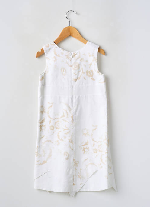 Robe mi-longue sans manche sans manche beige POMME FRAMBOISE fille
