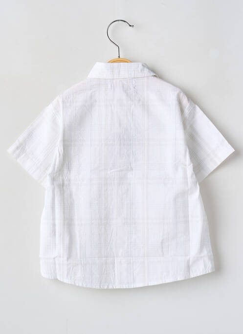 Chemise manches courtes poches blanc BERLINGOT garcon