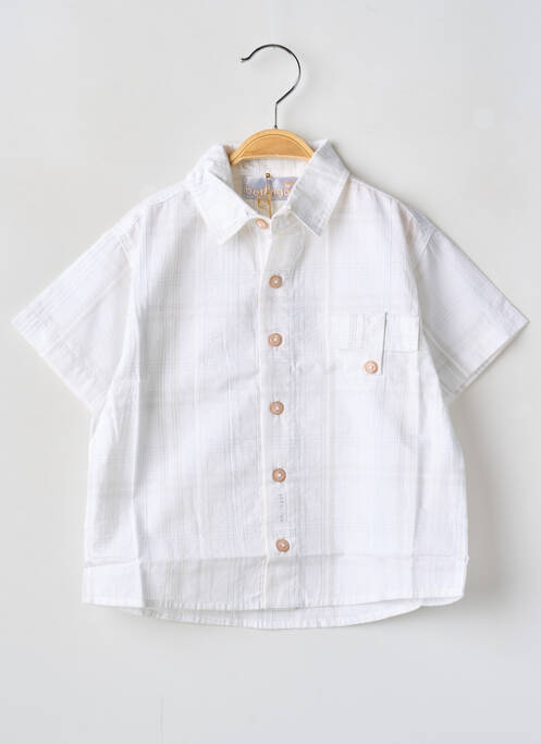 Chemise manches courtes blanc BERLINGOT pour garçon