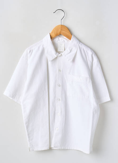 Chemise manches courtes blanc DU LUNDI AU SAMEDI pour garçon
