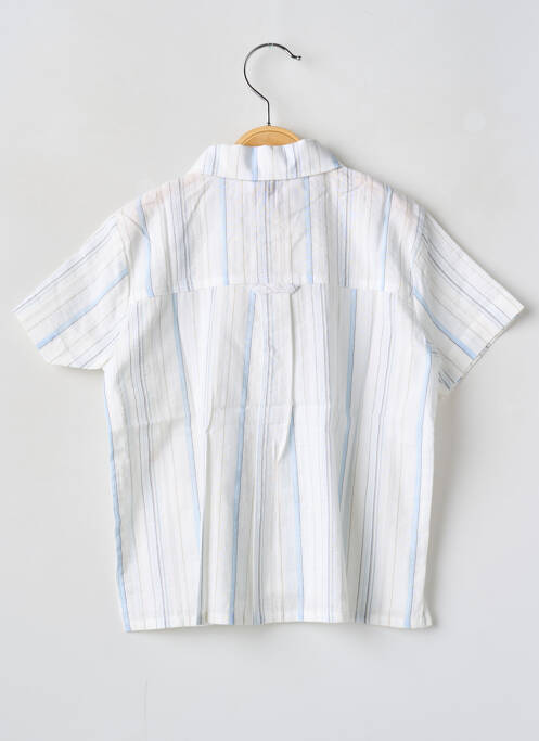 Chemise manches courtes bleu COUDEMAIL pour garçon