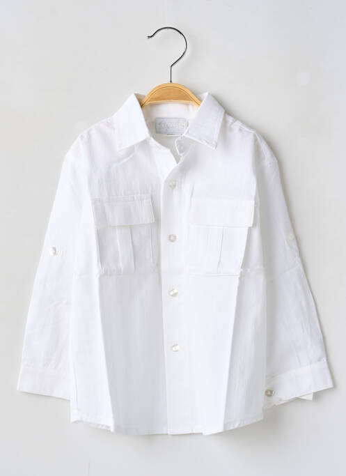 Chemise manches longues blanc TAPIOCA pour garçon