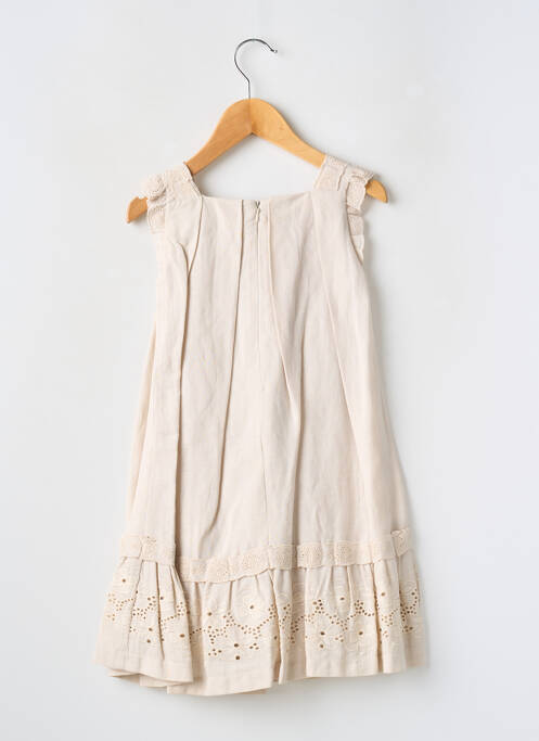 Robe mi-longue beige MAYORAL pour fille