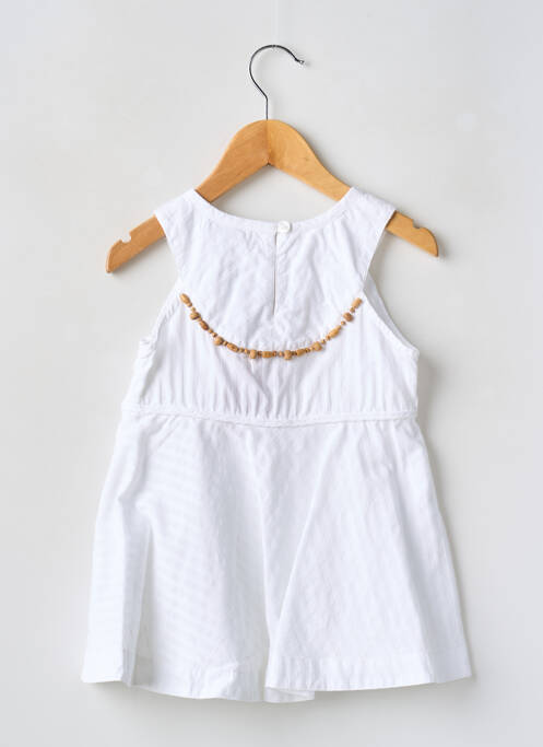 Robe mi-longue blanc CKS pour fille