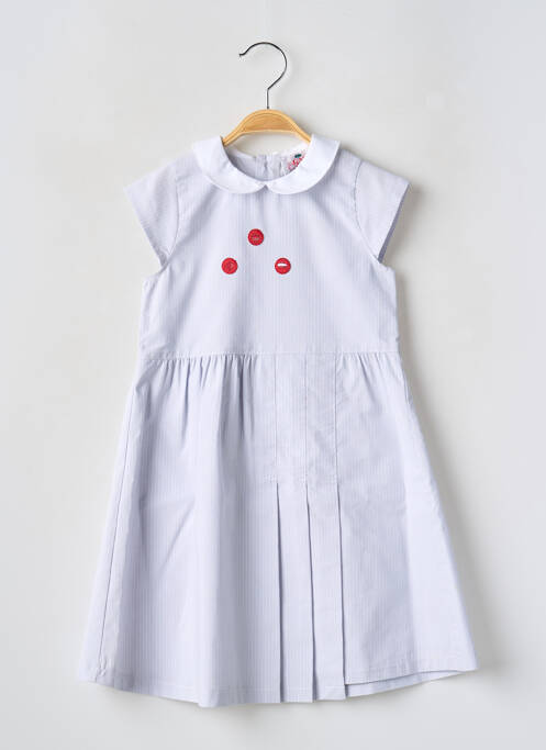 Robe mi-longue bleu COUDEMAIL pour fille