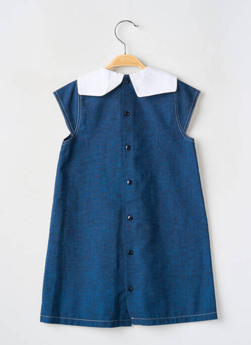 Robe mi-longue bleu COUDEMAIL pour fille