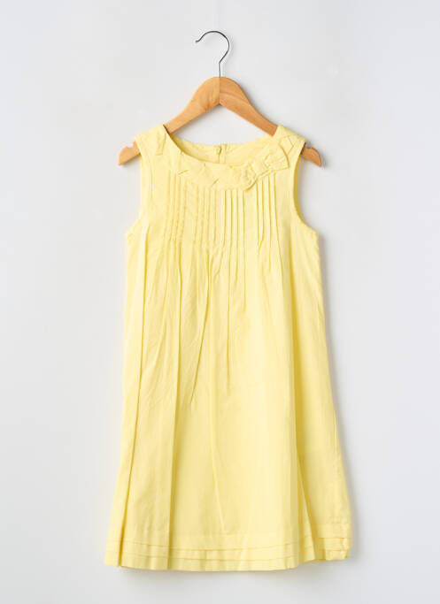 Robe mi-longue jaune MAYORAL pour fille