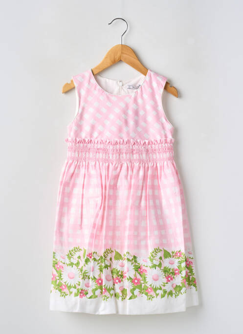 Robe mi-longue rose MAYORAL pour fille