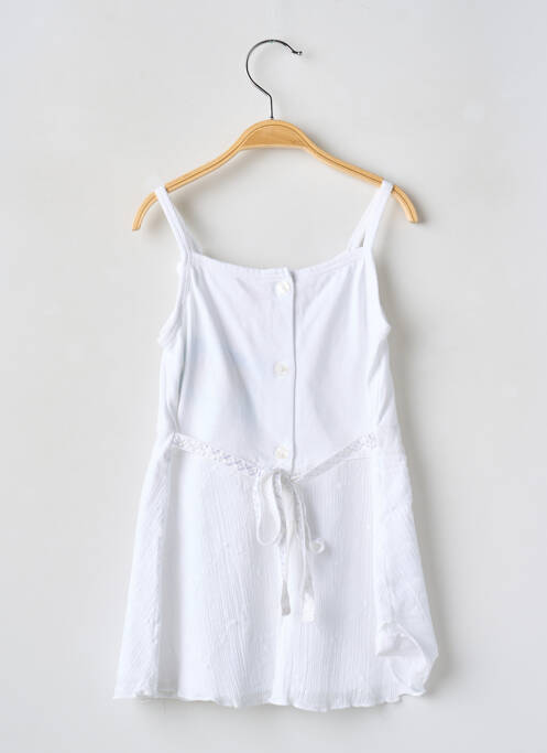 Tunique manches longues blanc TAPIOCA pour fille