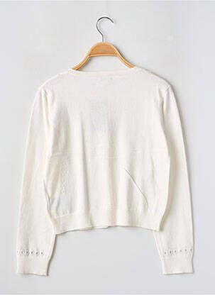 Gilet manches longues resserrée sur le bas beige MAYORAL fille