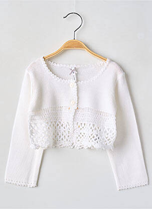 Gilet manches longues maille souple et aérée beige MAYORAL fille