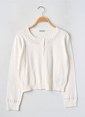 Gilet manches longues beige MAYORAL pour fille seconde vue