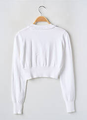 Gilet manches longues blanc MAYORAL pour fille seconde vue