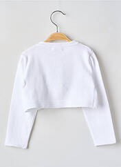 Gilet manches longues blanc MAYORAL pour fille seconde vue