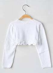 Gilet manches longues blanc MAYORAL pour fille seconde vue