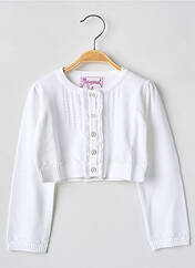 Gilet manches longues blanc MAYORAL pour fille seconde vue