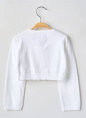 Gilet manches longues blanc MAYORAL pour fille seconde vue
