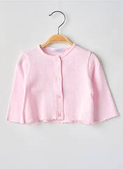 Gilet manches longues rose LAPIN BLEU pour fille seconde vue