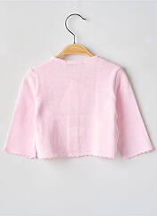 Gilet manches longues rose LAPIN BLEU pour fille seconde vue