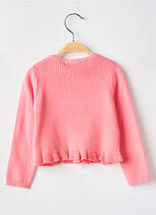 Gilet manches longues rose MAYORAL pour fille seconde vue