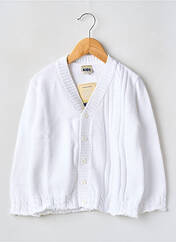 Gilet manches longues blanc NOMAD KIDS BY TPKA pour garçon seconde vue