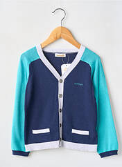 Gilet manches longues bleu BERLINGOT pour garçon seconde vue