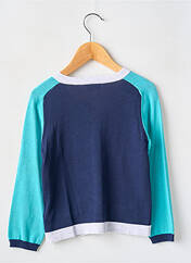 Gilet manches longues bleu BERLINGOT pour garçon seconde vue